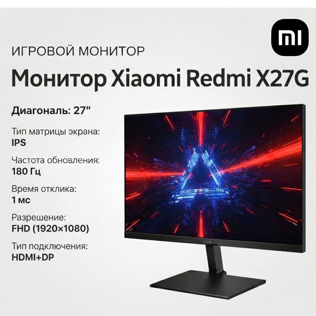 Монитор Redmi X27G 180hz